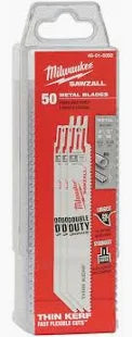 6" 8/12 TPI SAWZALL® Blades (50 Pk)