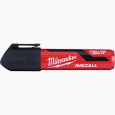 INKZALL™ 3PC Large Chisel Tip Black Marker
