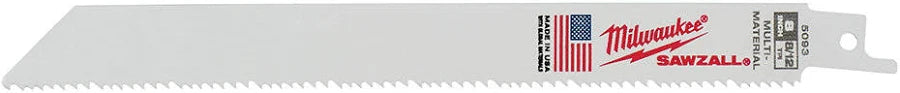 8" 8/12 TPI SAWZALL® Blades (5 Pk)