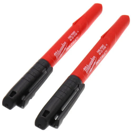2PK INKZALL™ Black Fine Point Marker