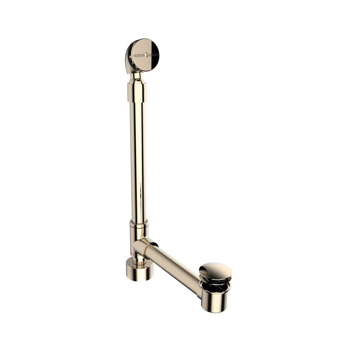 Drain Bathtub Freestanding Installation Box - Brass Drain