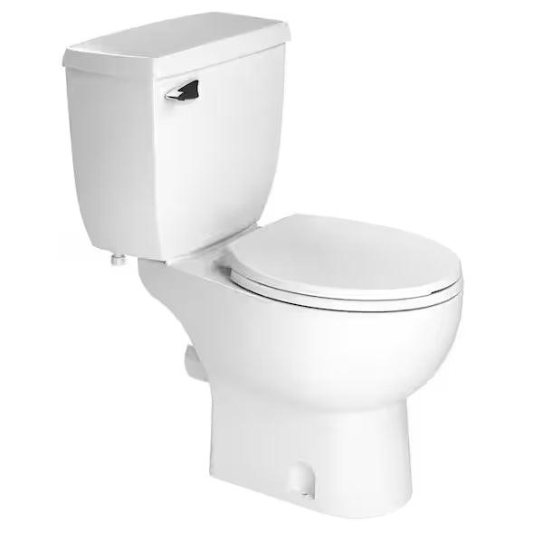 SANIFLO RND BOWL WH W/ SEAT
