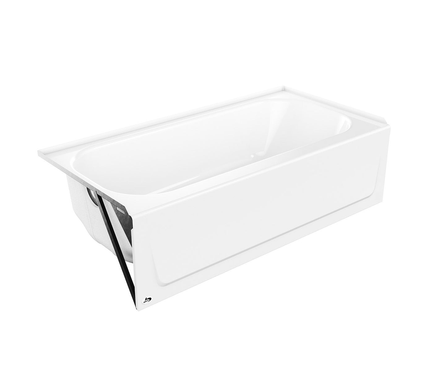 60X32 MAUICAST PLUS RH TUB WHT