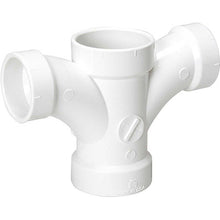 3" PVC DWV 90-Degree Double Sanitary Tee