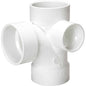3X3X3X2 PVC SAN T W/RS INLET