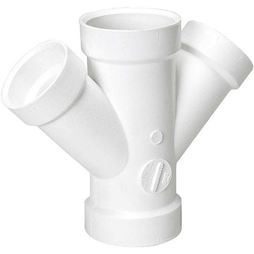 PVC DWV DBL WYE