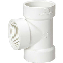 PVC DWV CLEANOUT TEE