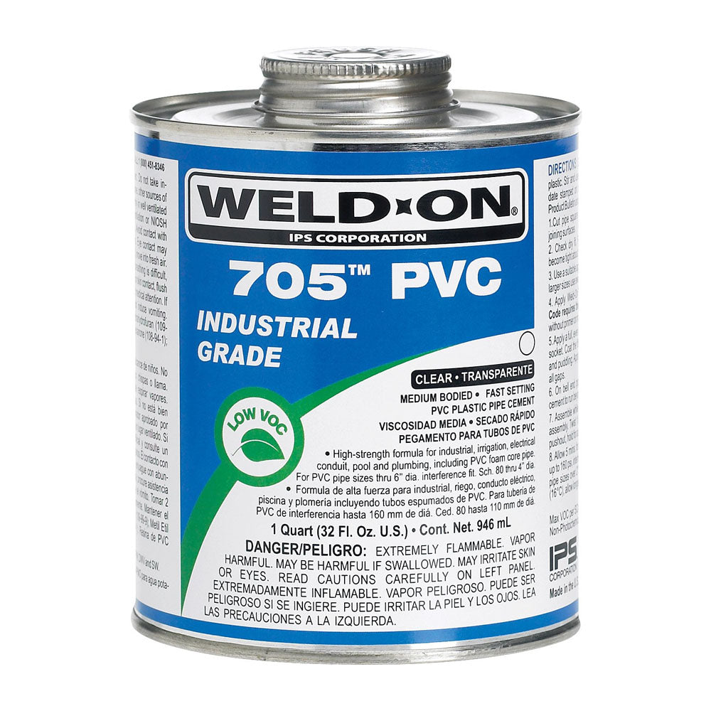 QUART 705 CLEAR PVC GLUE