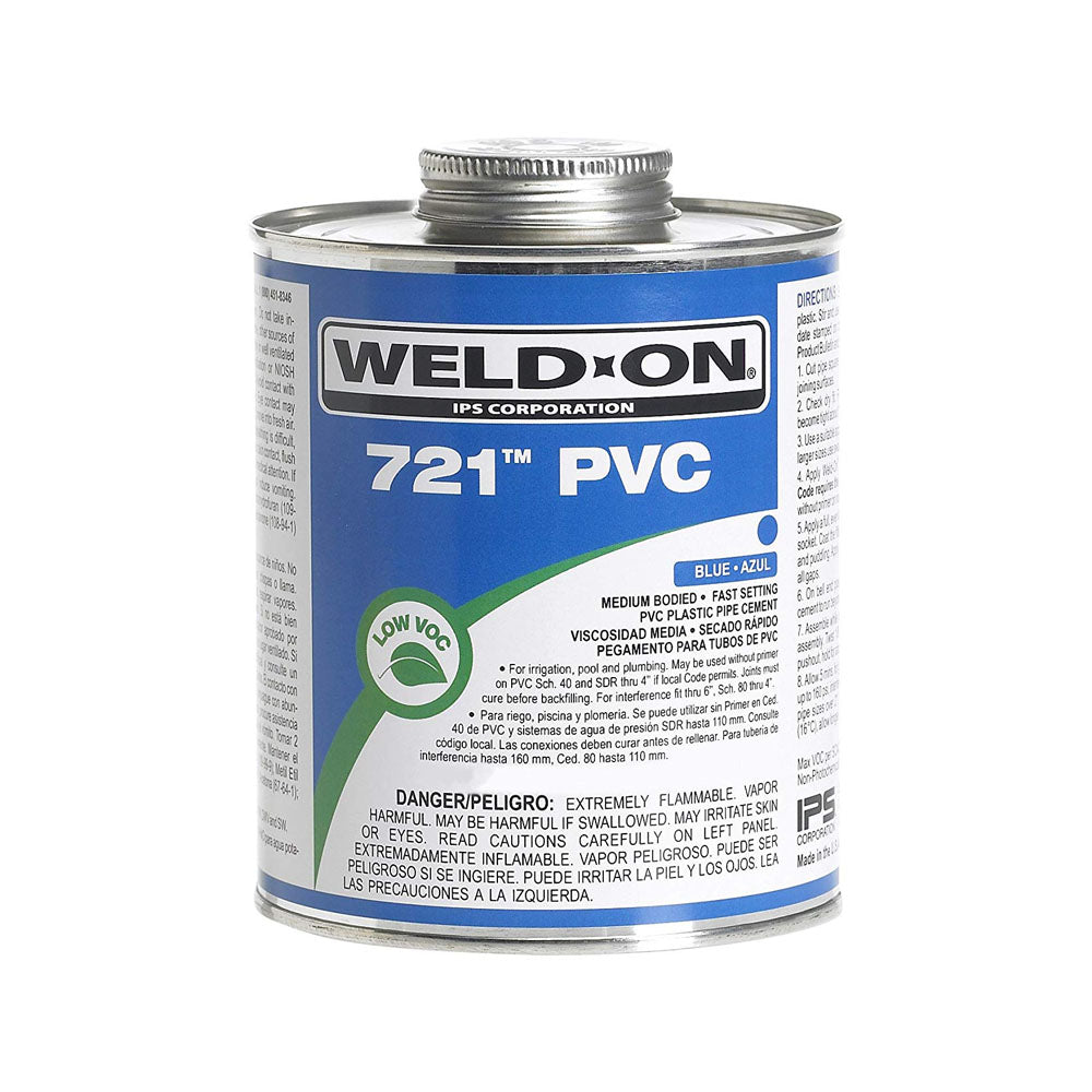 721 1/2 PINT PVC GLUE BLUE IPS
