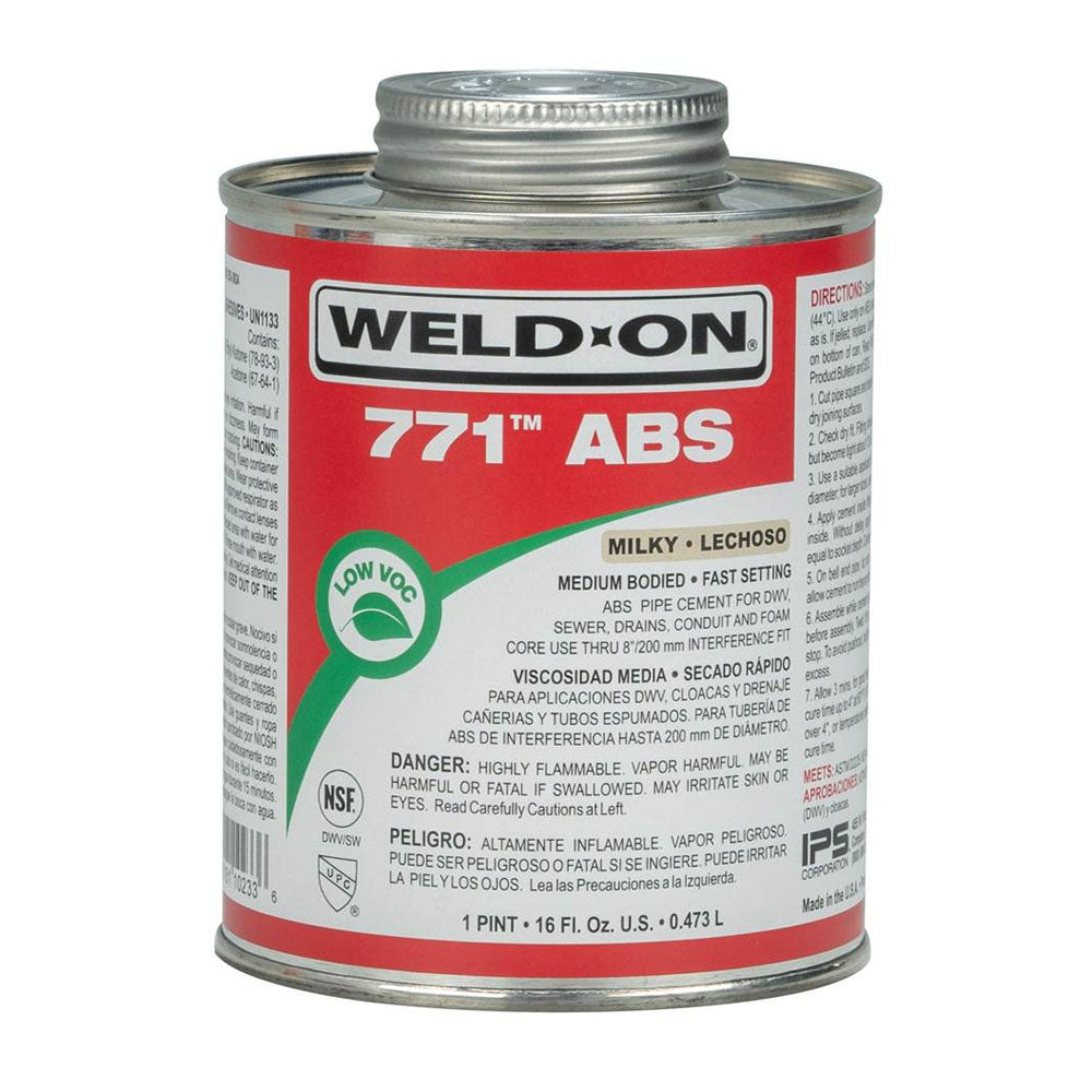 PINT ABS CEMENT MILKY WHITE