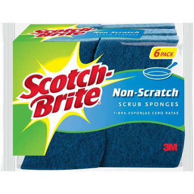 6PK MP Scrub Sponge