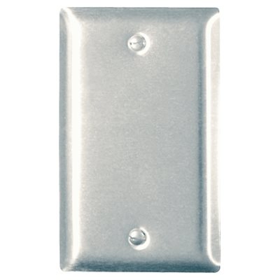 1G SS BLNK Wall Plate