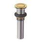 Model 131553 - Pop-Up Waste Kit with Overflow - Brushed Gold