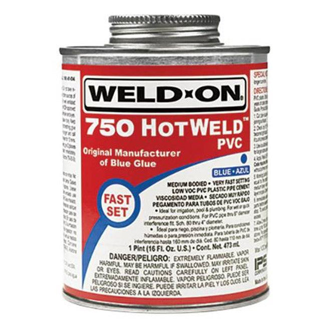 QT 750 HOT WELD BLUE PVC