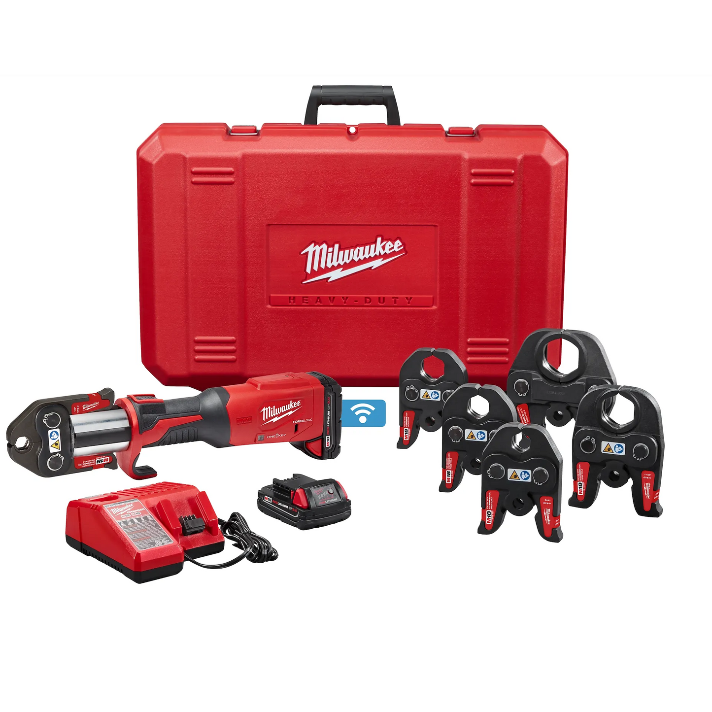 M18™ FORCE LOGIC™ Press Tool w/ ONE-KEY™ w/ 1/2"-2" CTS Jaws