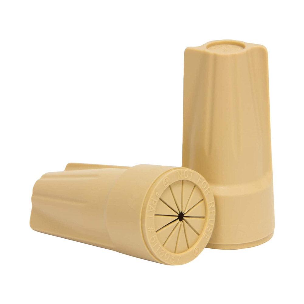 BULK TAN WIRE CONNECTOR- 50 CT
