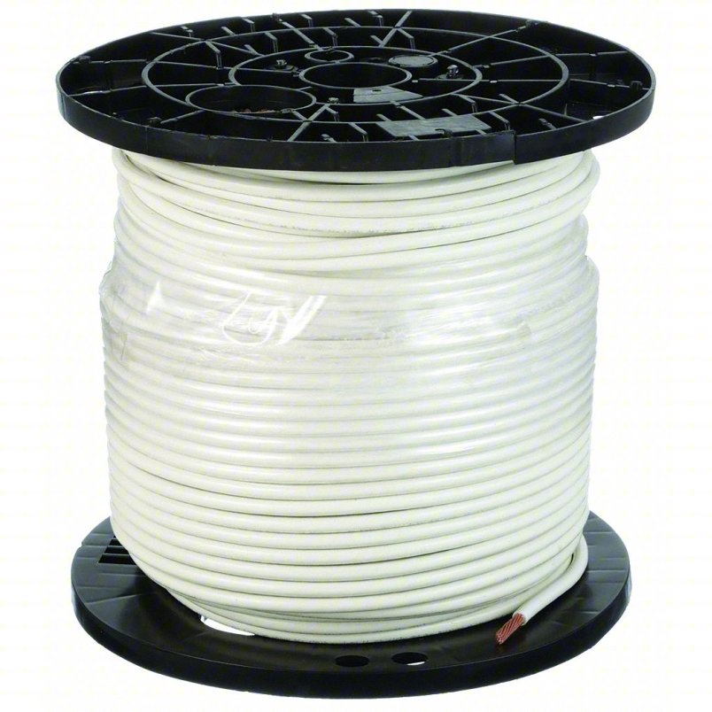 THHN STRANDED 8 WHITE 500'