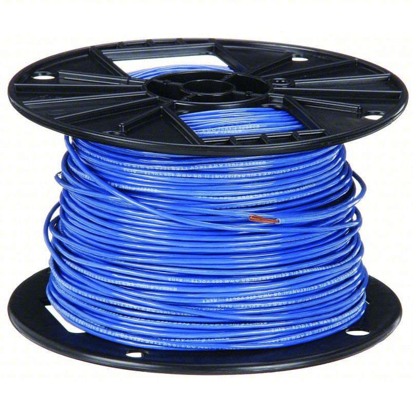 THHN STRANDED 12 BLUE 500'