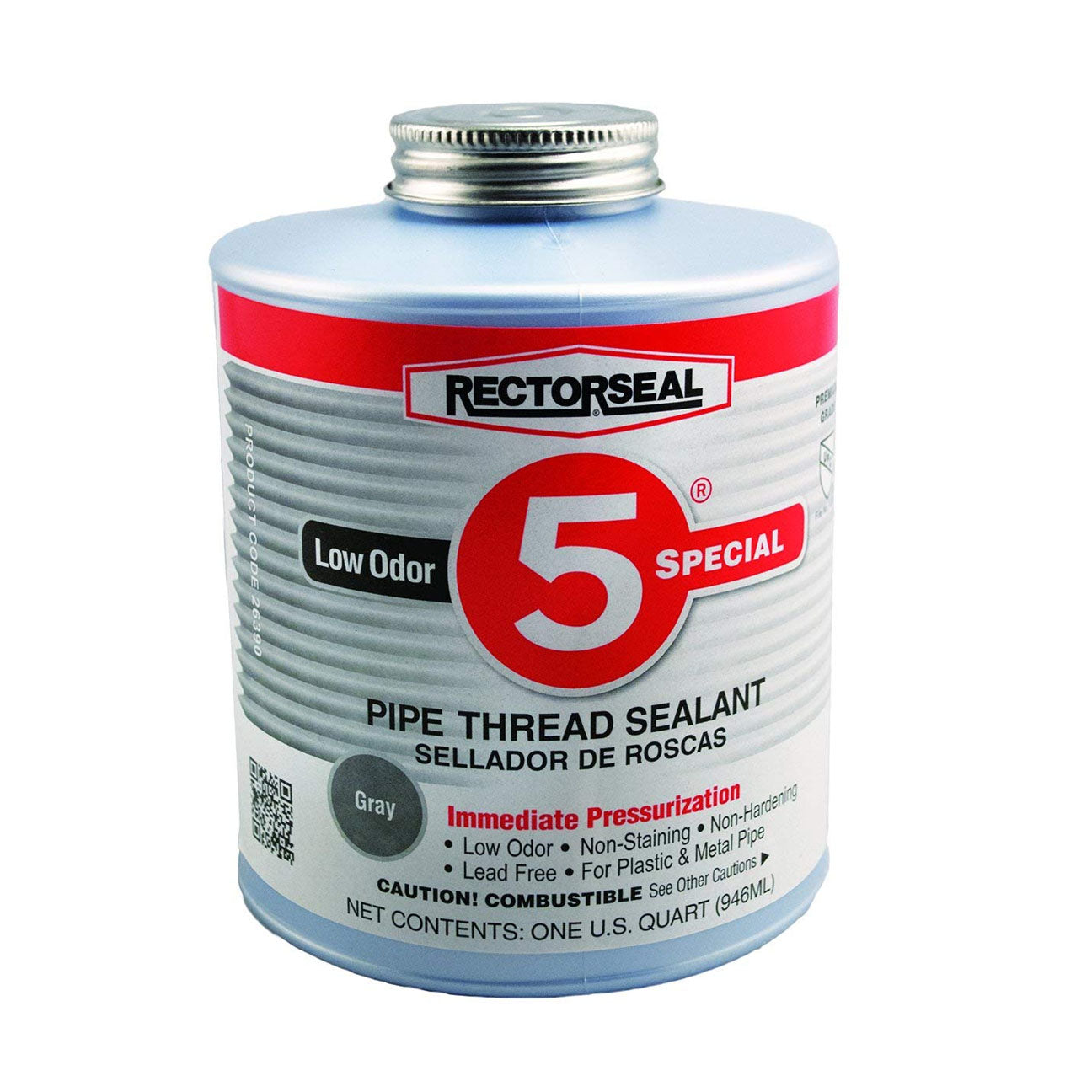 8OZ #5RECTORSEAL PIPETHRD SEAL