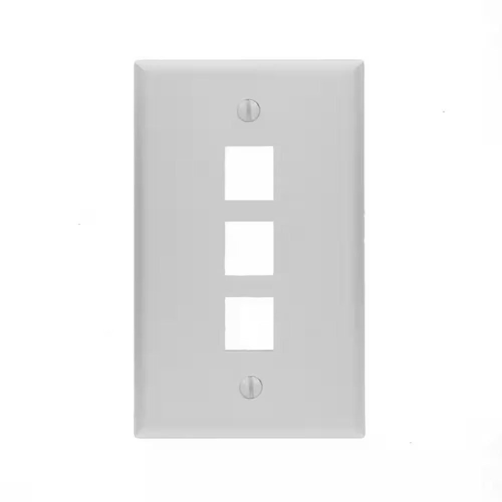 3-PORT QUICKWIRE WHT.PLT.