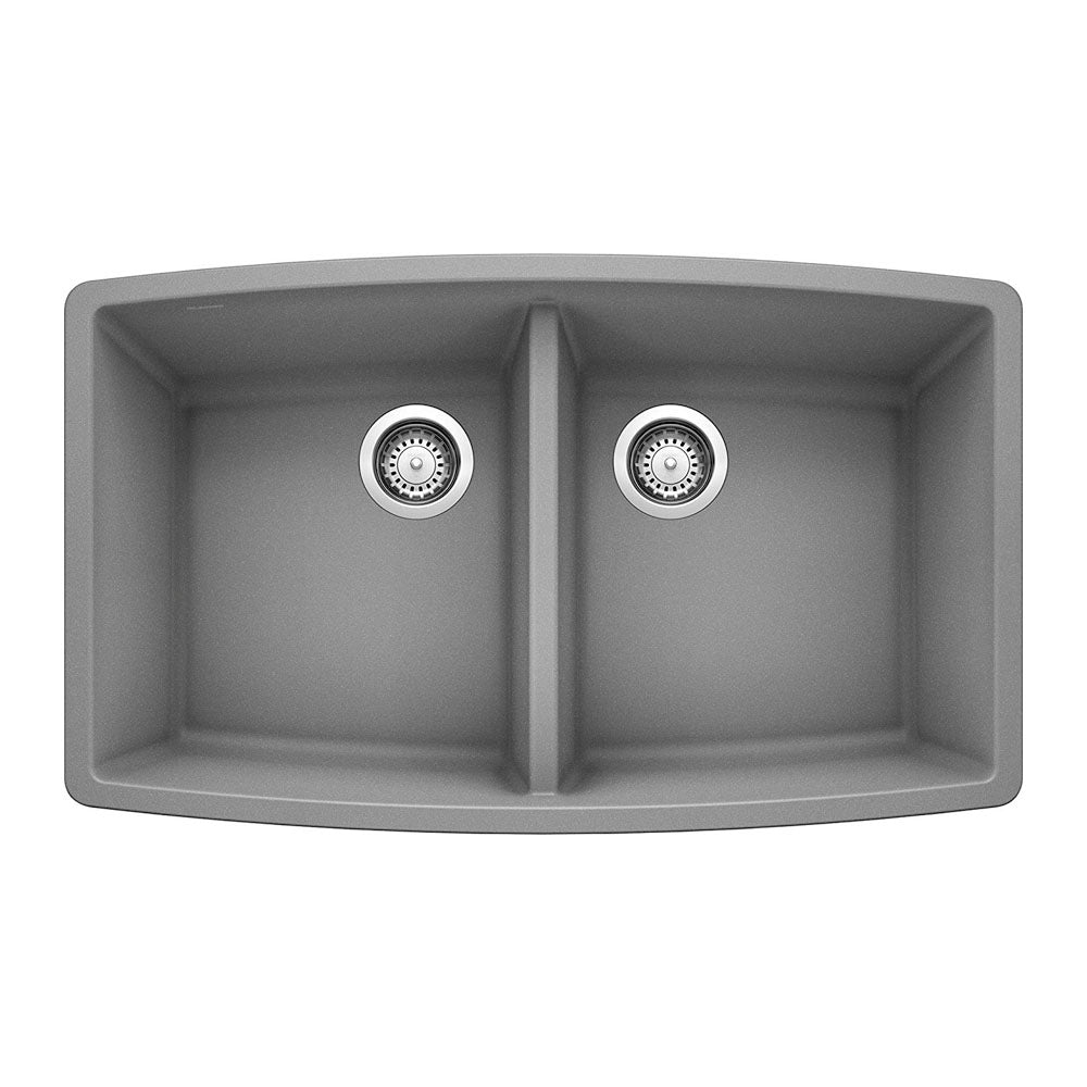 PERFORMA CASCADE DBL BOWL GRAY
