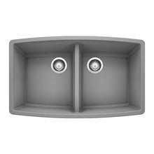 PERFORMA CASCADE DBL BOWL GRAY