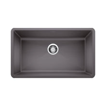 Cinder PRECIS SILGRANIT Super Single Undermount Kitchen Sink, 32" X 19"
