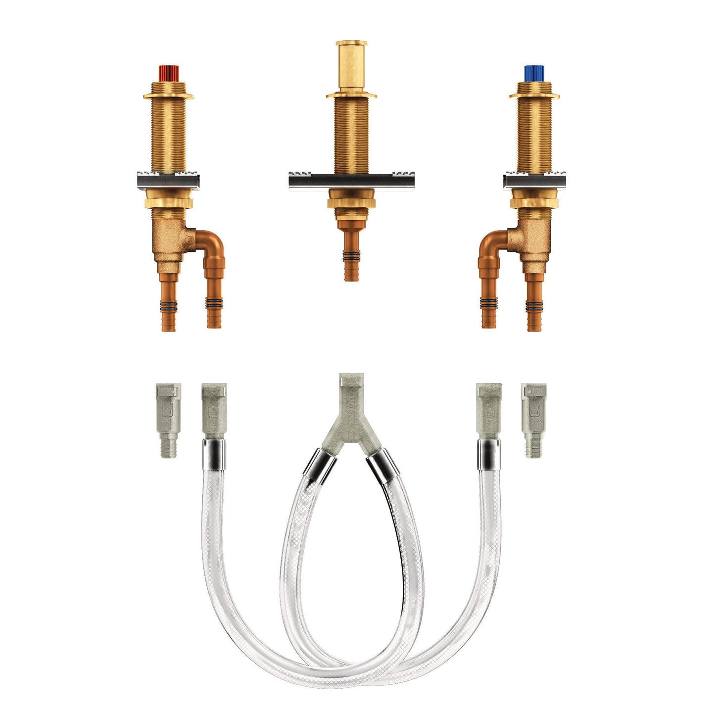 2-HNDL RMN TUB VALVE 10 IN. CN