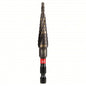 #1 Step Drill Bit, 1/8" - 1/2" by 1/32"