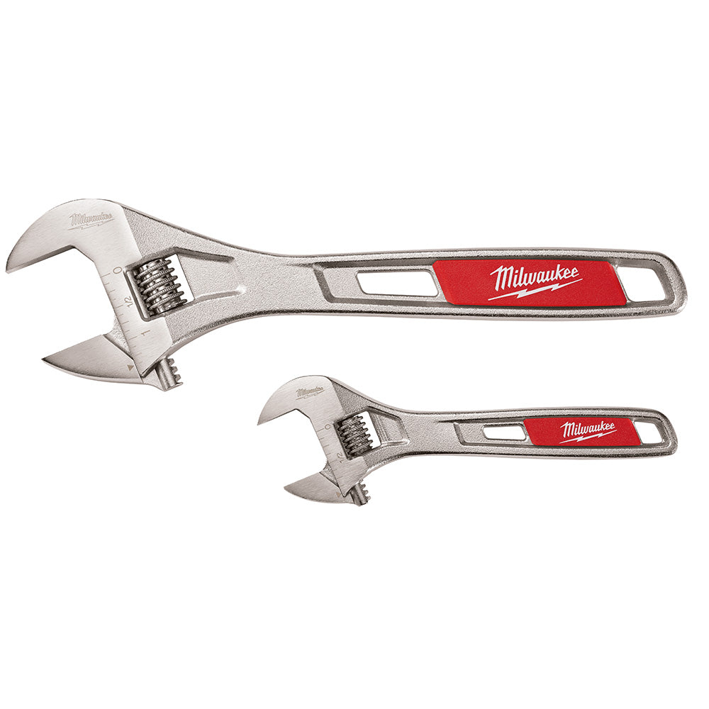 2 PC ADJ WRENCH SET