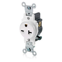20A 250V WHITE SGL RECPTICAL