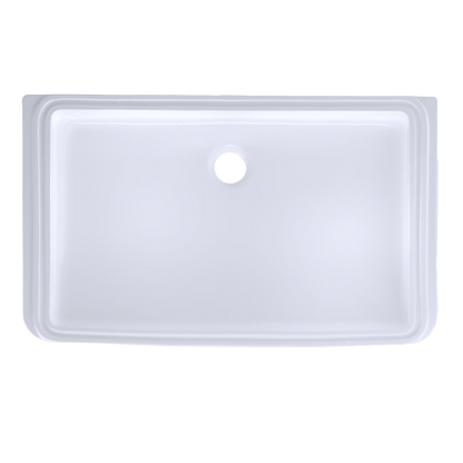TOTO® Rectangular Undermount Bathroom Sink - Cotton White