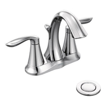 Eva Double Handle Centerset High Arc Bathroom Faucet