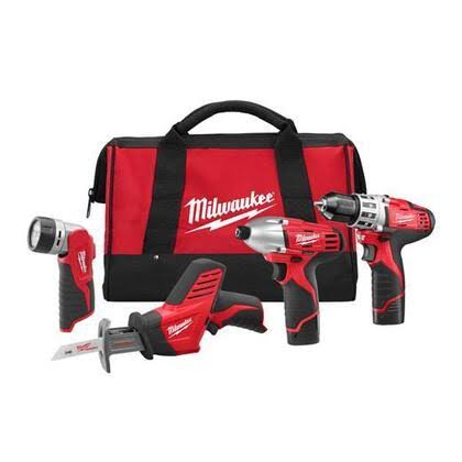 M12™ Cordless LITHIUM-ION 4-Tool Combo Kit