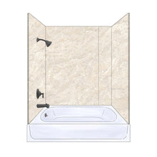 33X62 BEIGE SHWR WALLKIT