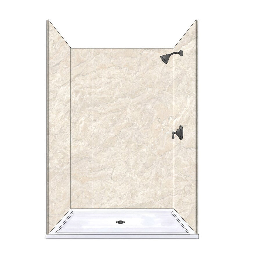 36X80 BEIGE SHWR WALLKIT