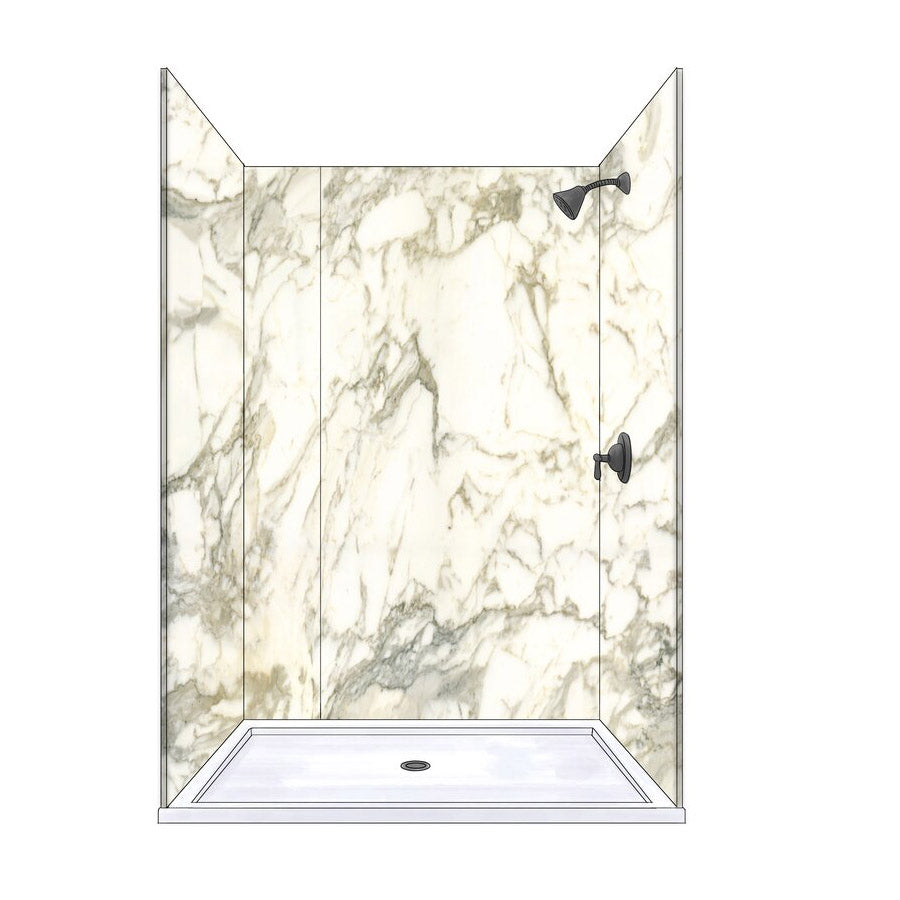 36X80 CALAC GOLD SHWR WALLKIT