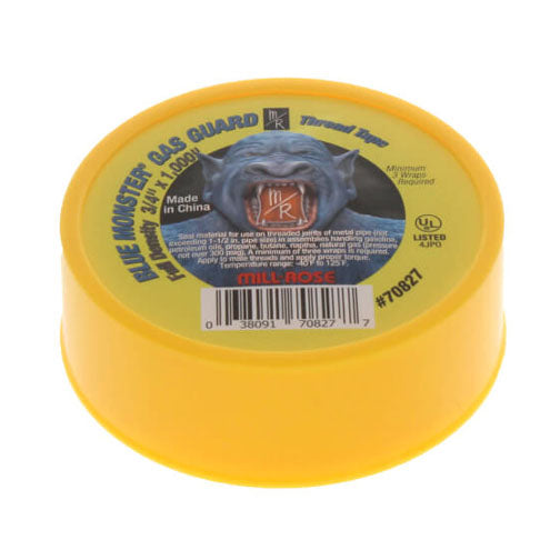3/4X1000 BM YELLOW TEFLON TAPE