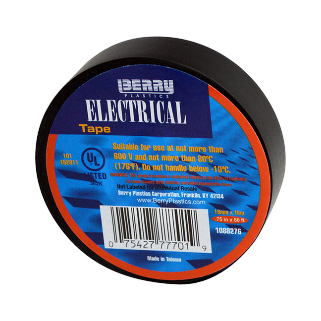 3/4 X 60 BLACK ELECTRICAL TAPE