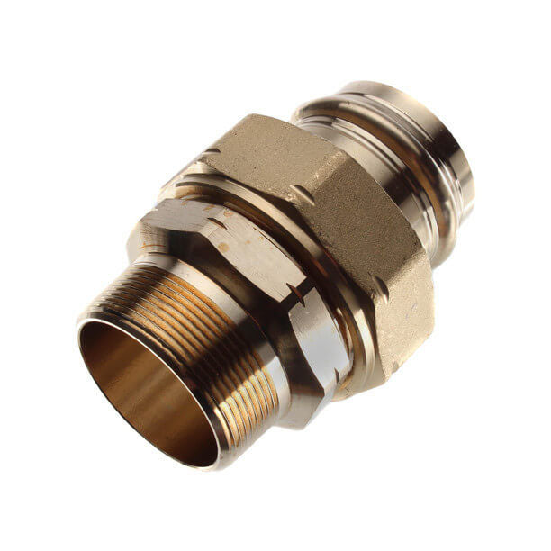 ProPress Zero Lead Bronze Union - 1/2" x 1/2" P x Male NPT