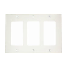 3-GANG DECORA COVER WH