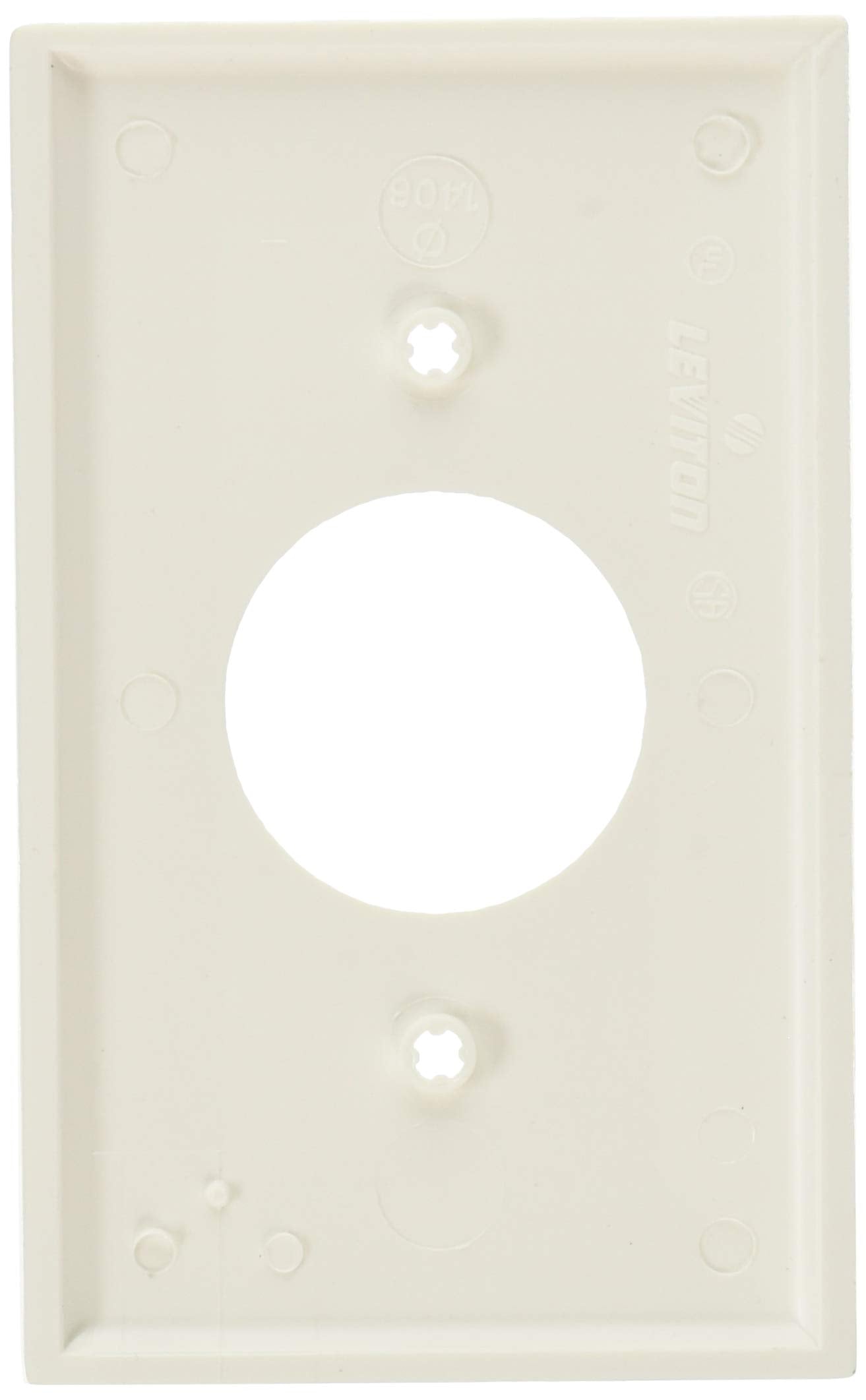 SINGLE ROUND COVER WH