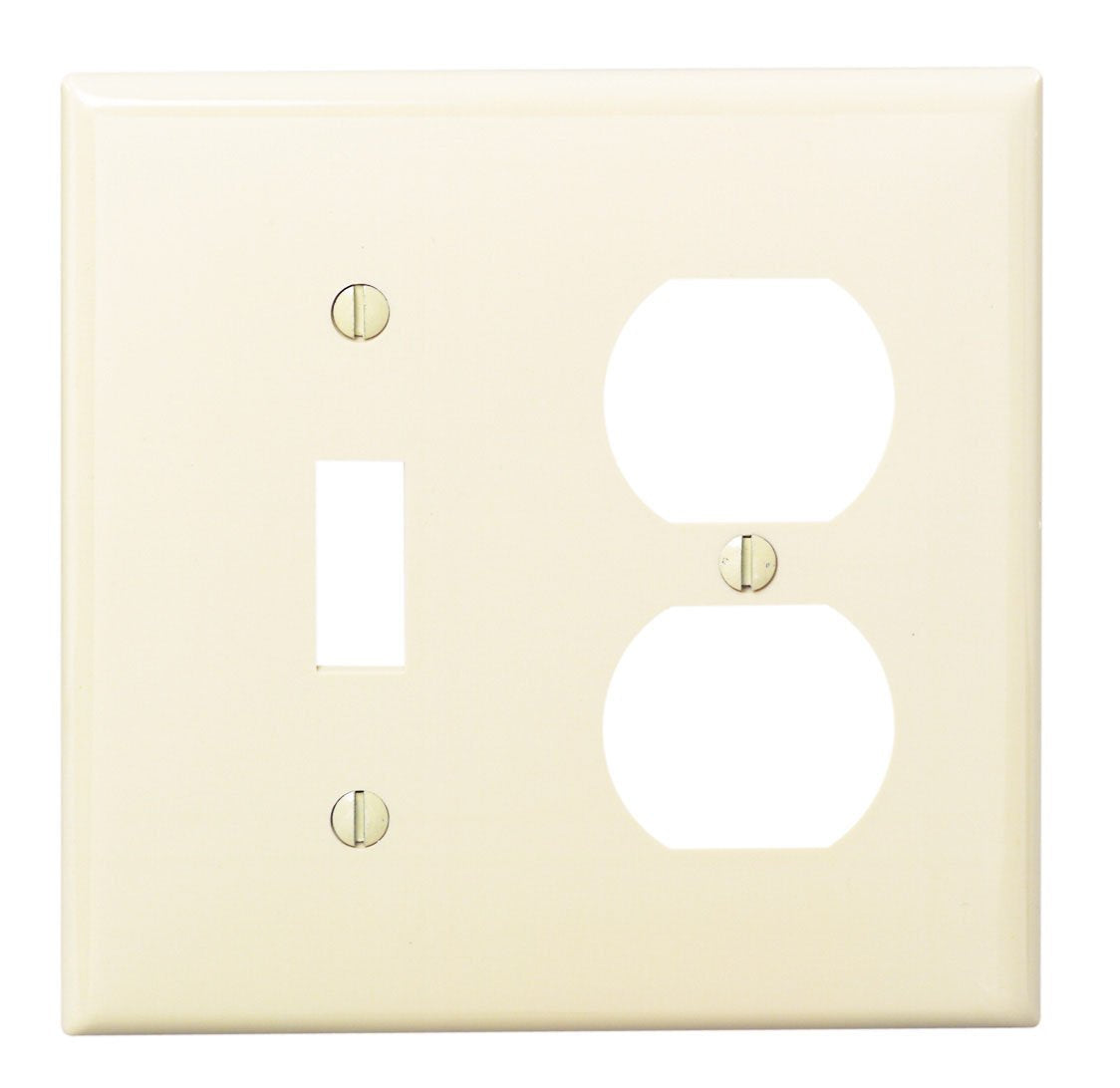 2 GANG TOGGLE/DUPLEX COVER IV