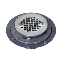 DRAIN SHWR PAN PVC SS STRN SCR