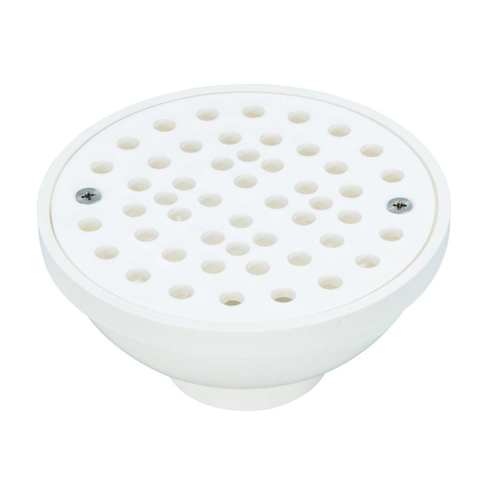 2 PVC FLOOR DRAIN W/O TRAP