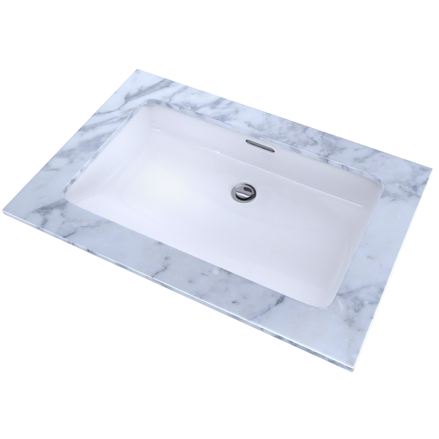 TOTO® Rectangular Undermount Bathroom Sink - Cotton White
