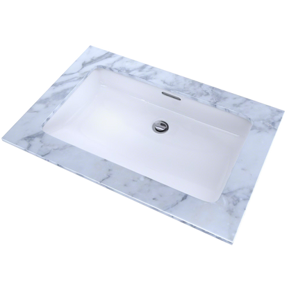 TOTO® Rectangular Undermount Bathroom Sink - Cotton White
