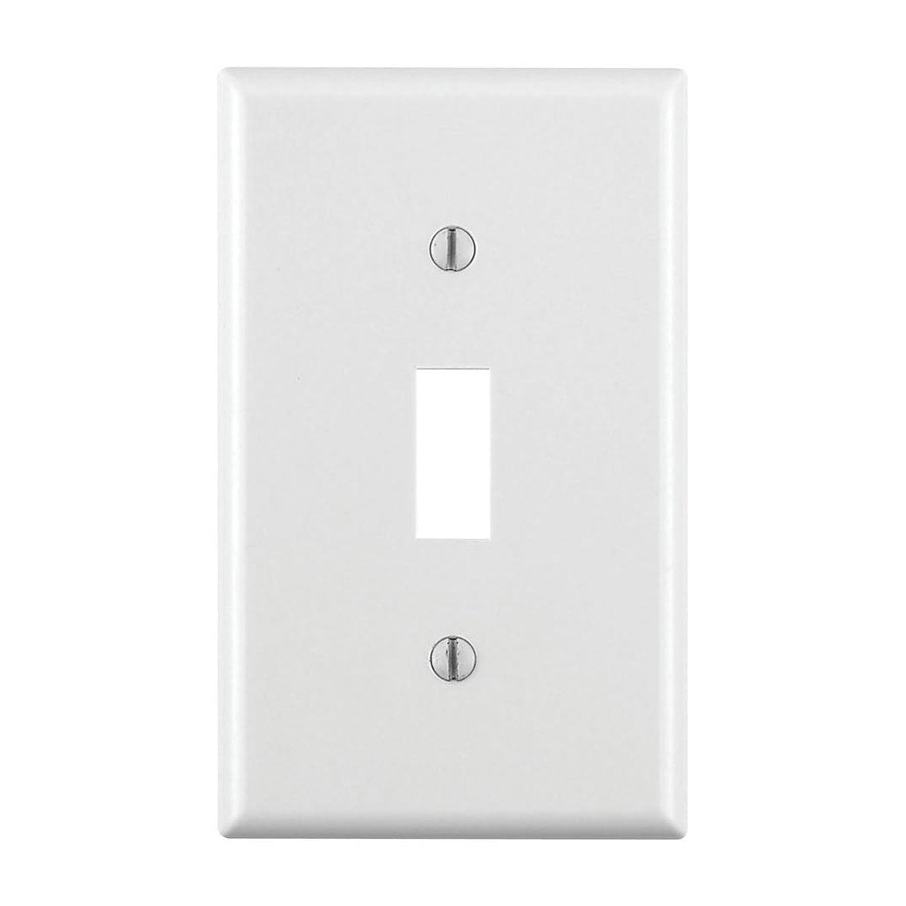 WHITE 1G SWITCH PLATE