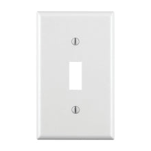 WHITE 1G SWITCH PLATE