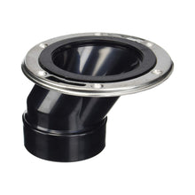 4X3 ABS OFFSET FLANGE W/SS RNG